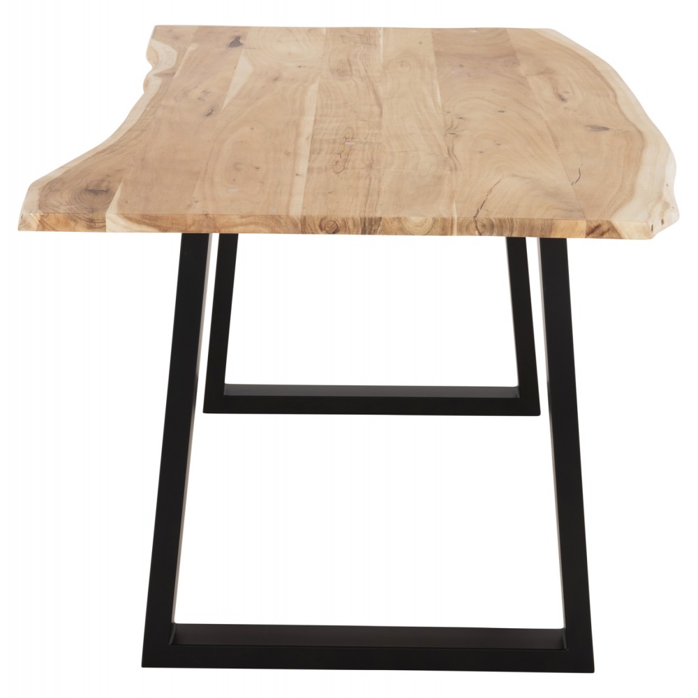 Τραπέζι τραπεζαρίας ''SOFIA'' από ξύλο σε χρώμα φυσικό 160x92x78