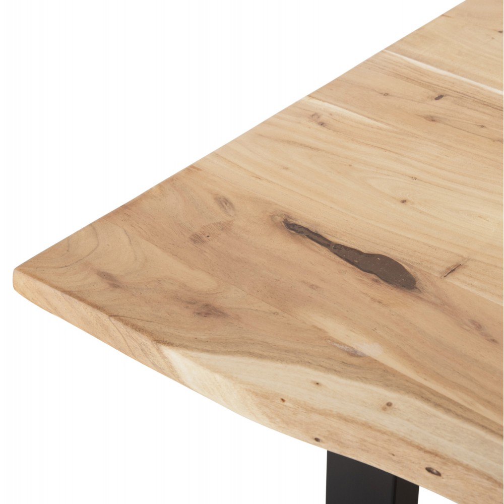 Τραπέζι τραπεζαρίας ''SOFIA'' από ξύλο σε χρώμα φυσικό 160x92x78