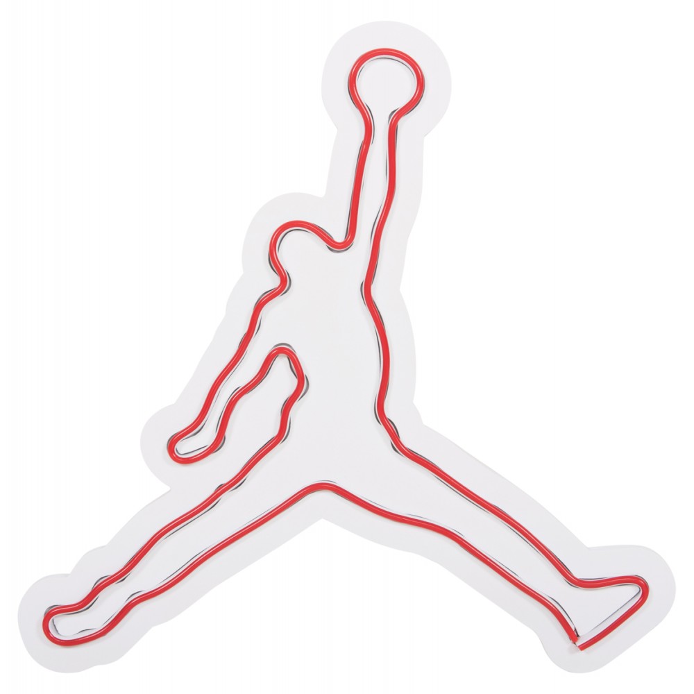 Διακοσμητικό τοίχου LED σε λευκό/κόκκινο χρώμα 40x2x39.5