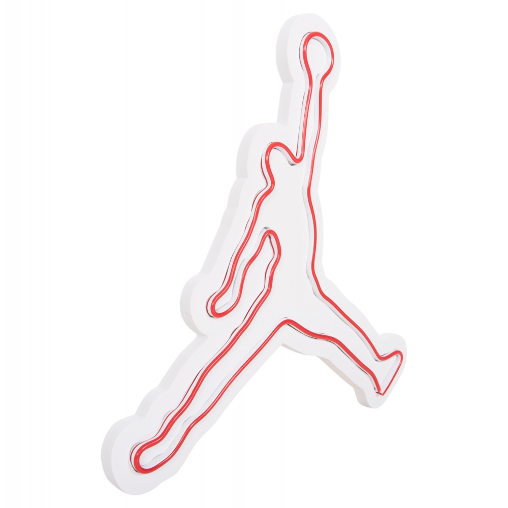 Διακοσμητικό τοίχου LED σε λευκό/κόκκινο χρώμα 40x2x39.5