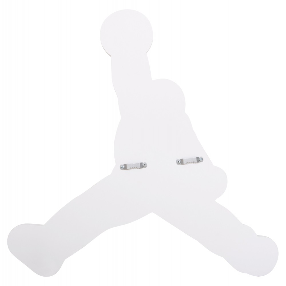 Διακοσμητικό τοίχου LED σε λευκό/κόκκινο χρώμα 40x2x39.5