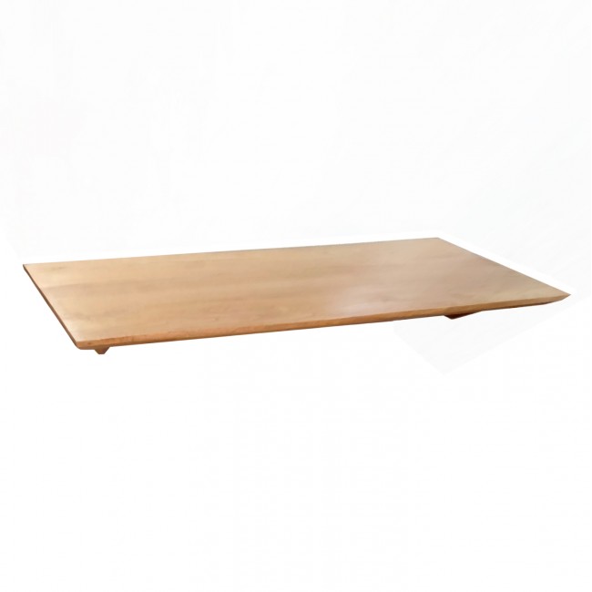 Επιφάνεια τραπεζιού από ξύλο σε φυσικό χρώμα 130x80x4