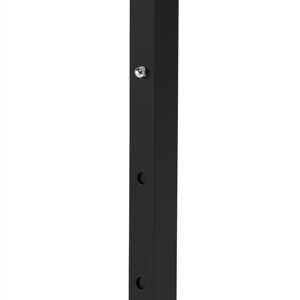 Κιόσκι "MATTHEW" πτυσσόμενο από ύφασμα/μέταλλο σε λευκό/μαύρο χρώμα 3x4.5x3.10