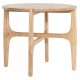 Τραπέζι βοηθητικό "KATAL" από ξύλο σε χρώμα φυσικό Φ59.5x50.5