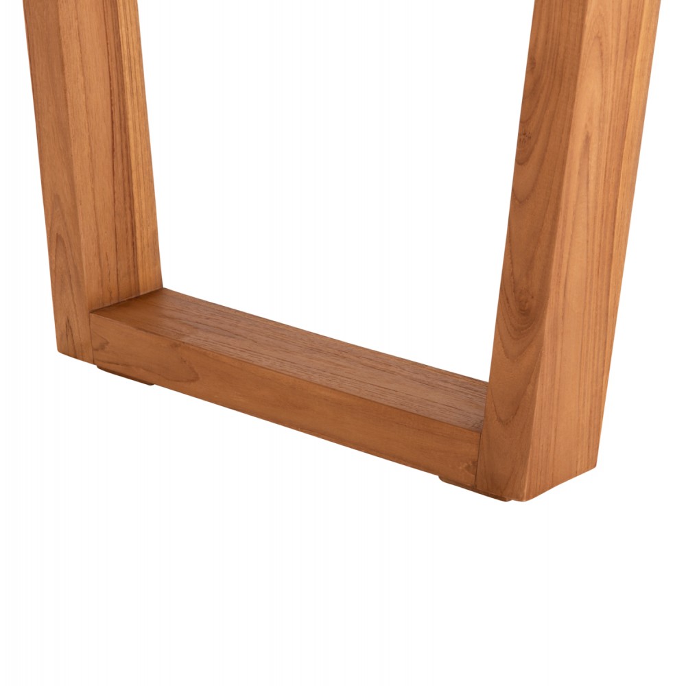 Τραπέζι "LEOPOLD" από ξύλο σε φυσικό χρώμα 200.5x107x76