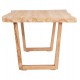 Τραπέζι "LEOPOLD" από ξύλο σε ανοιχτό φυσικό χρώμα 200.5x107x76