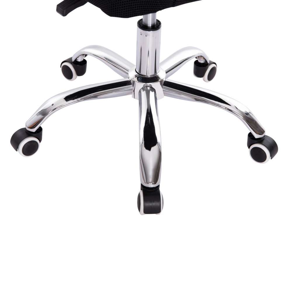 Πολυθρόνα εργασίας "TRAIL2" από ύφασμα/μέταλλο σε χρώμα μπλε 61x61x116