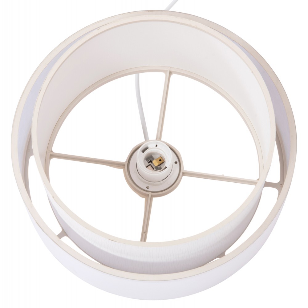 Φωτιστικό οροφής "KRIKS" από pvc σε χρώμα λευκό Φ30x70