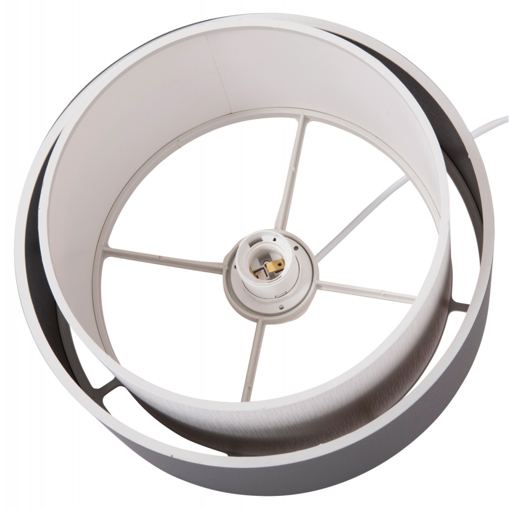 Φωτιστικό οροφής "KRIKS" από pvc σε χρώμα γκρι/λευκό Φ30x70