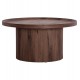 Τραπέζι σαλονιού "MARGON" από mdf σε χρώμα σκούρο καφέ Φ80x40.5