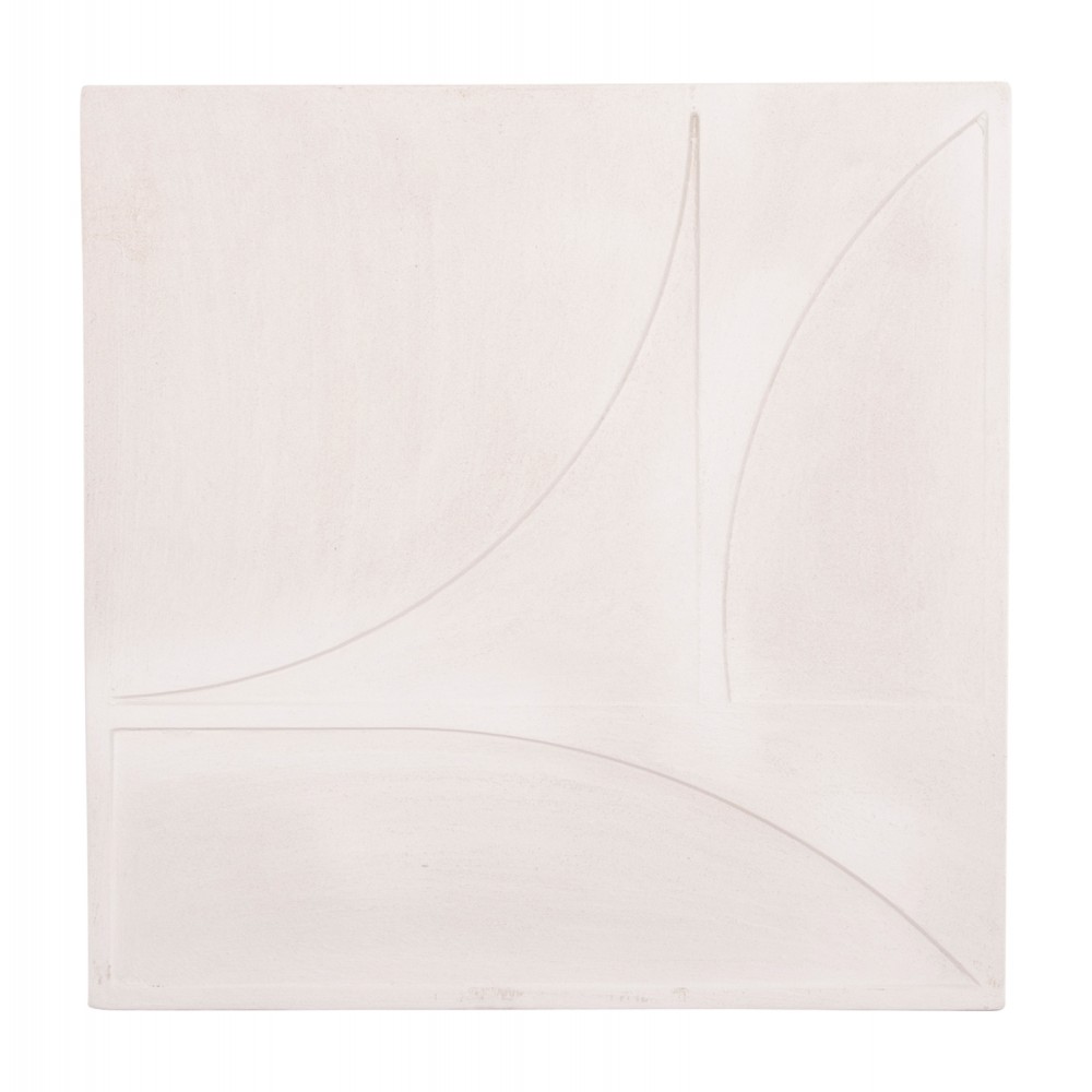 Πίνακας "SANTORINI" από mdf σε χρώμα υπόλευκο 80x80