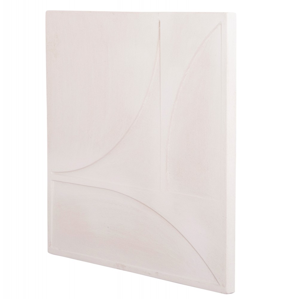 Πίνακας "SANTORINI" από mdf σε χρώμα υπόλευκο 80x80