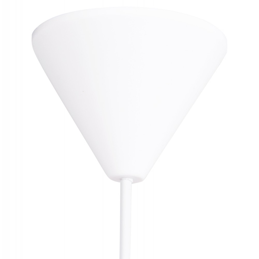 Φωτιστικό παιδικό "LEPTIR" από μέταλλο σε λευκό/μωβ χρώμα Φ23x70 Ε27