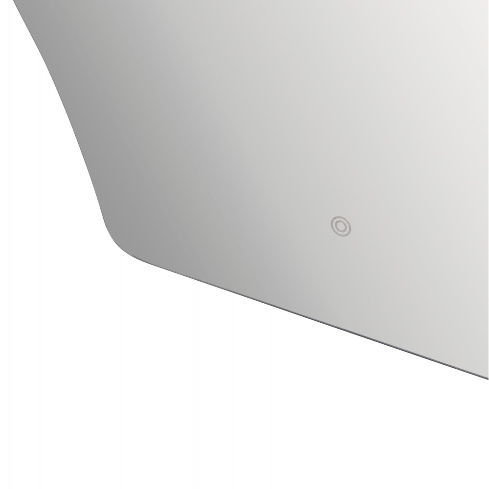 Καθρέπτης τοίχου "TORCH" LED από mdf 67x87x6