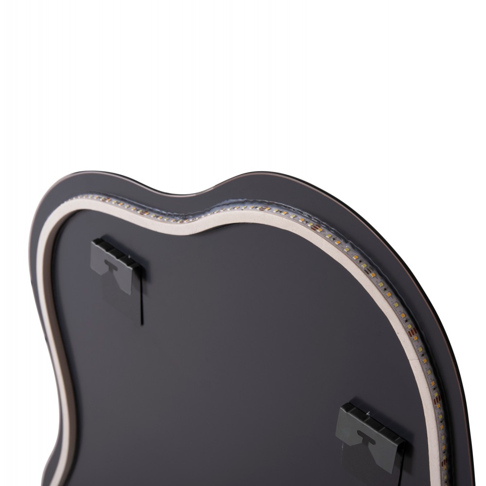 Καθρέπτης τοίχου "TORCH" LED από mdf 67x87x6