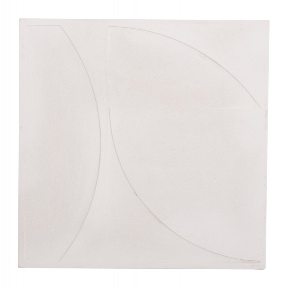 Πίνακας "SANTORINI" από mdf σε χρώμα υπόλευκο 80x80