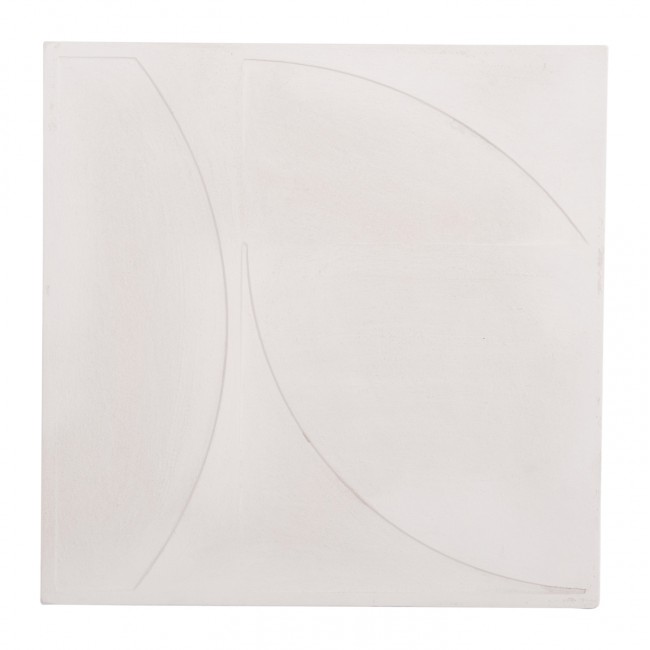 Πίνακας "SANTORINI" από mdf σε χρώμα υπόλευκο 80x80