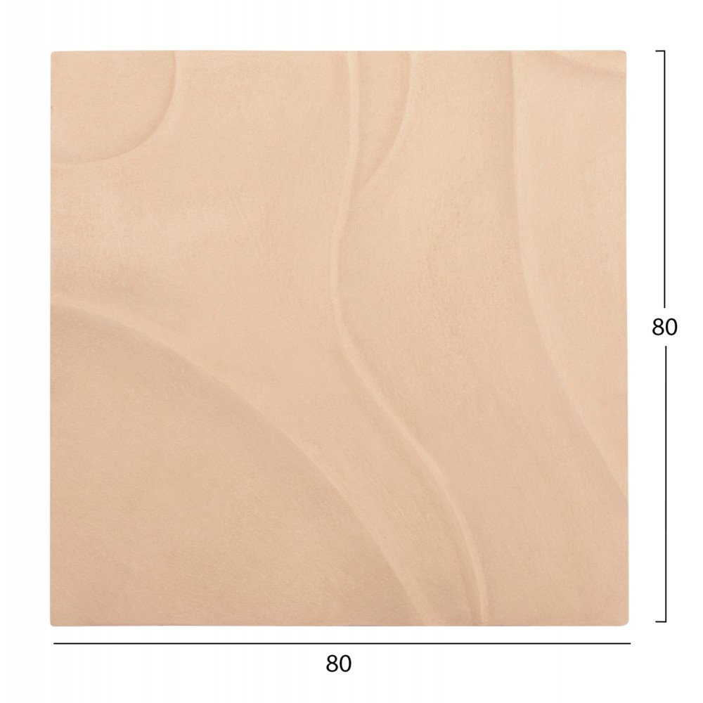 Πίνακας "SANTORINI" από mdf σε χρώμα μπεζ 80x80