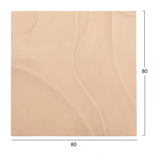 Πίνακας "SANTORINI" από mdf σε χρώμα μπεζ 80x80