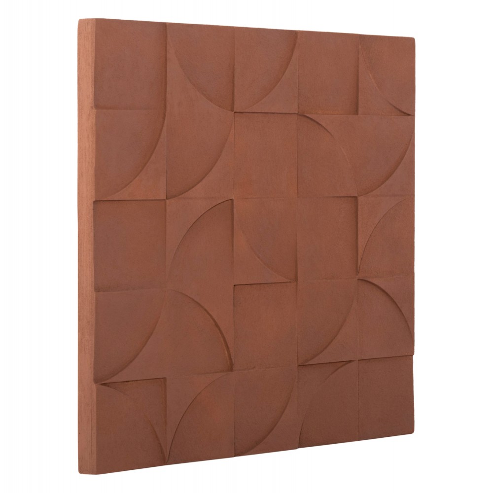 Πίνακας "SANTORINI" από mdf σε χρώμα καφέ 80x80