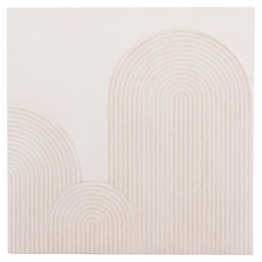 Πίνακας "SANTORINI" από mdf σε χρώμα υπόλευκο 80x80