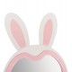 Καθρέπτης δαπέδου "BUNNY" παιδικός από mdf σε χρώμα λευκό/ροζ 80x162
