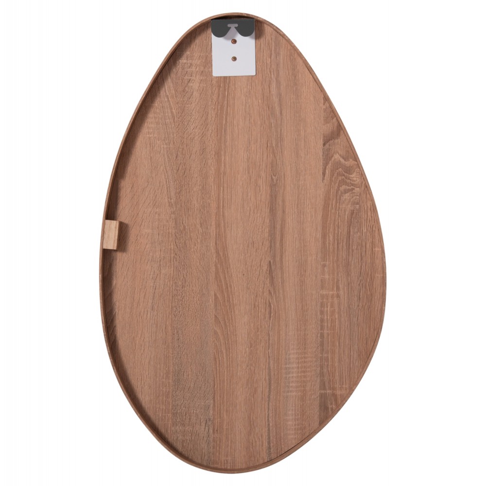 Καθρέπτης τοίχου "DROP" από mdf σε χρώμα φυσικό 50x80
