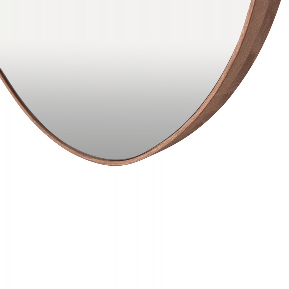 Καθρέπτης τοίχου "DROP" από mdf σε χρώμα φυσικό 50x80