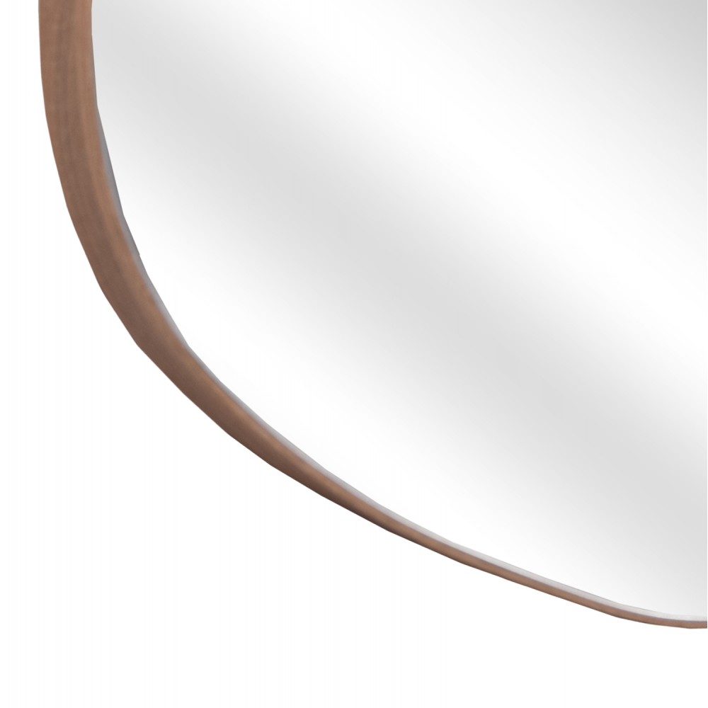 Καθρέπτης τοίχου "IRREGU" από mdf σε χρώμα φυσικό 60x80