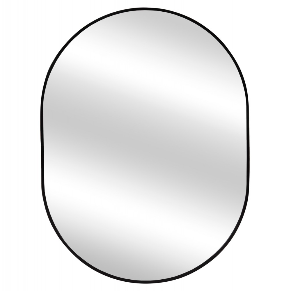 Καθρέπτης "ARCHER" από αλουμίνιο σε χρώμα μαύρο 59x79