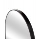 Καθρέπτης "ARCHER" από αλουμίνιο σε χρώμα μαύρο 59x79