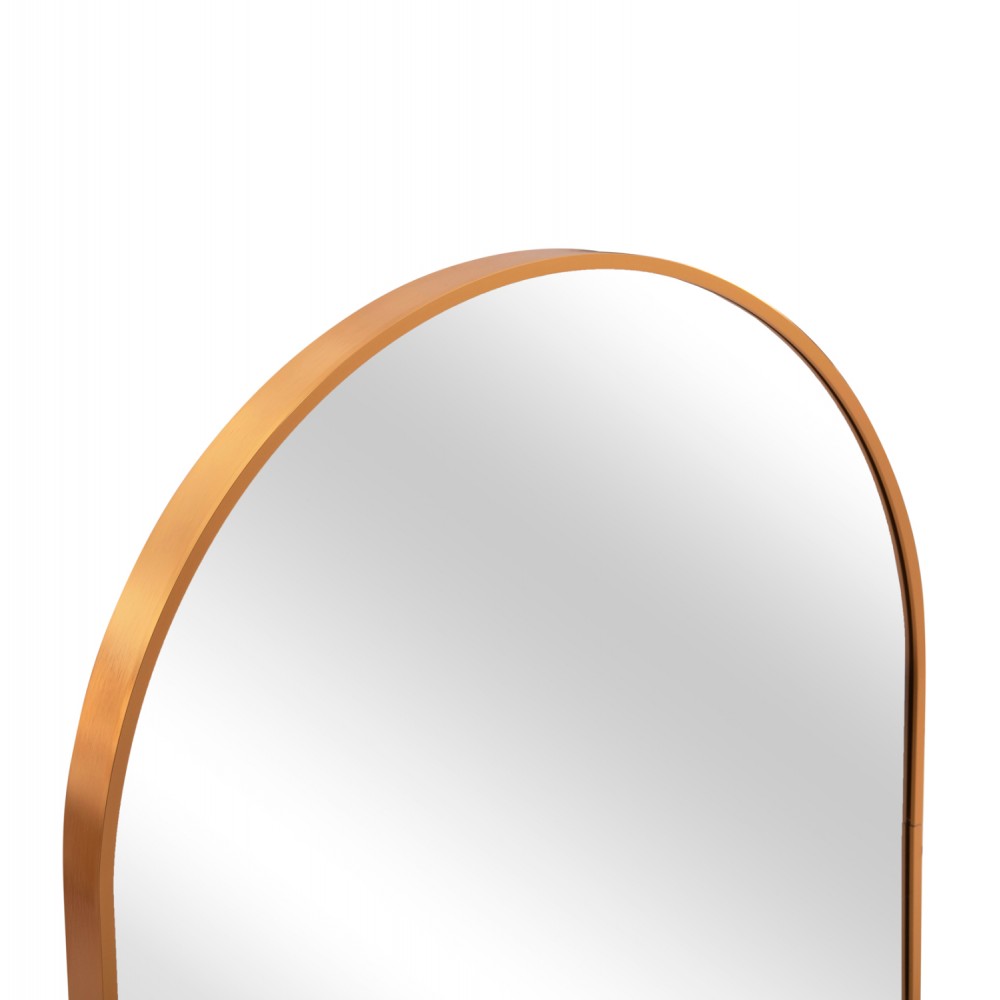 Καθρέπτης "ARCHER" από αλουμίνιο σε χρώμα χρυσό 59x79