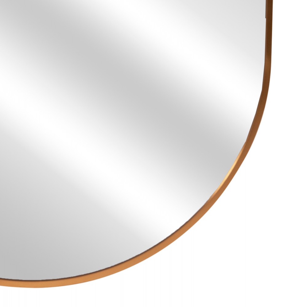 Καθρέπτης "ARCHER" από αλουμίνιο σε χρώμα χρυσό 59x79