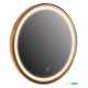 Καθρέπτης "ROUNDER" LED από αλουμίνιο σε χρώμα χρυσό Φ80