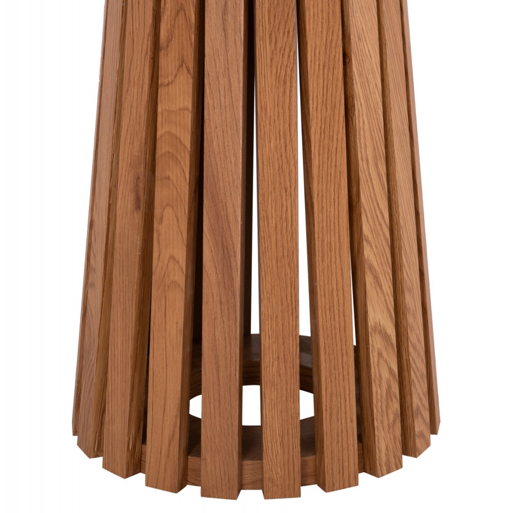 Τραπέζι βοηθητικό "TALBERT" από mdf σε χρώμα φυσικό Φ45x50.5