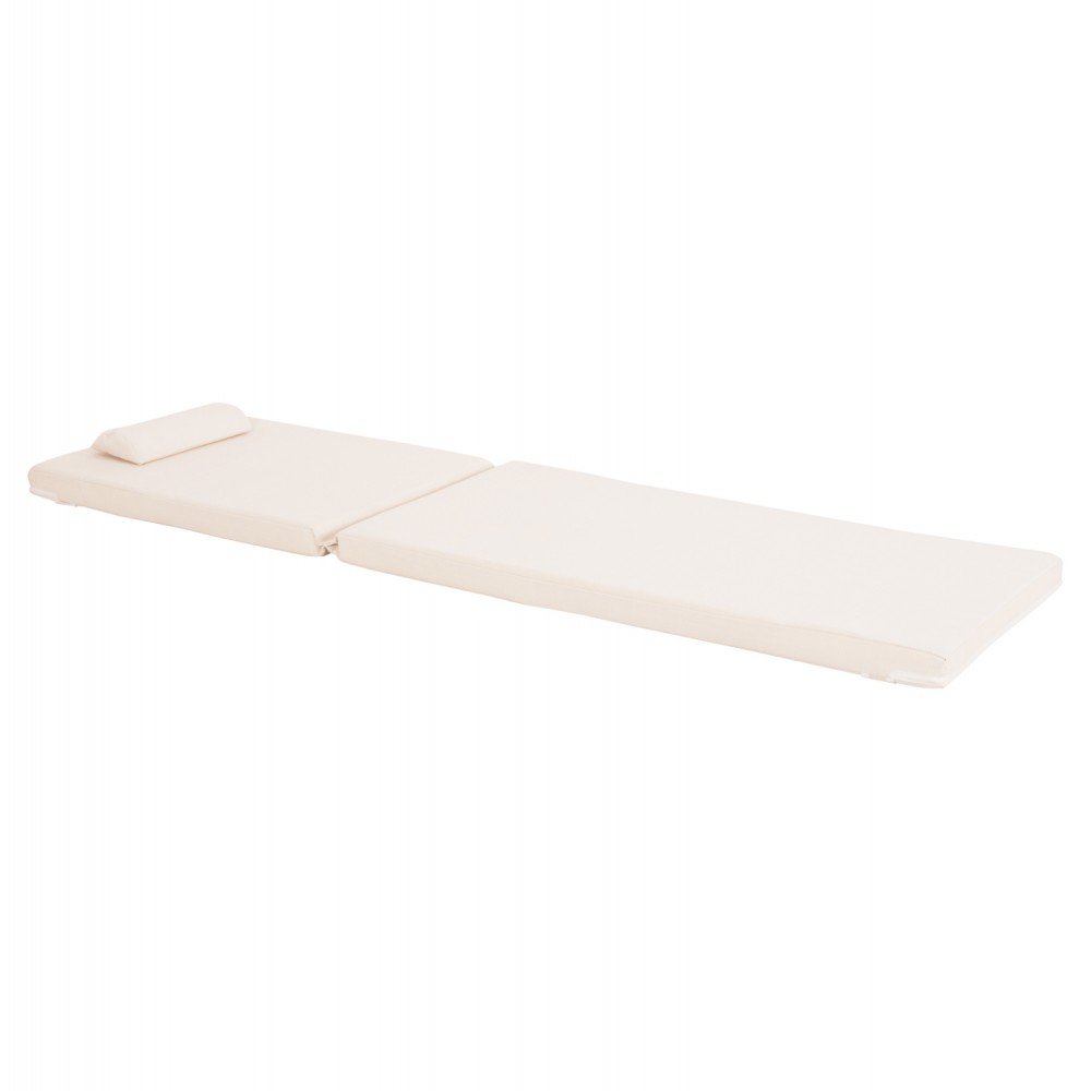 Μαξιλάρι ξαπλώστρας "SIFNOS" από textilene σε χρώμα μπεζ 190(114-76)x58x6.5