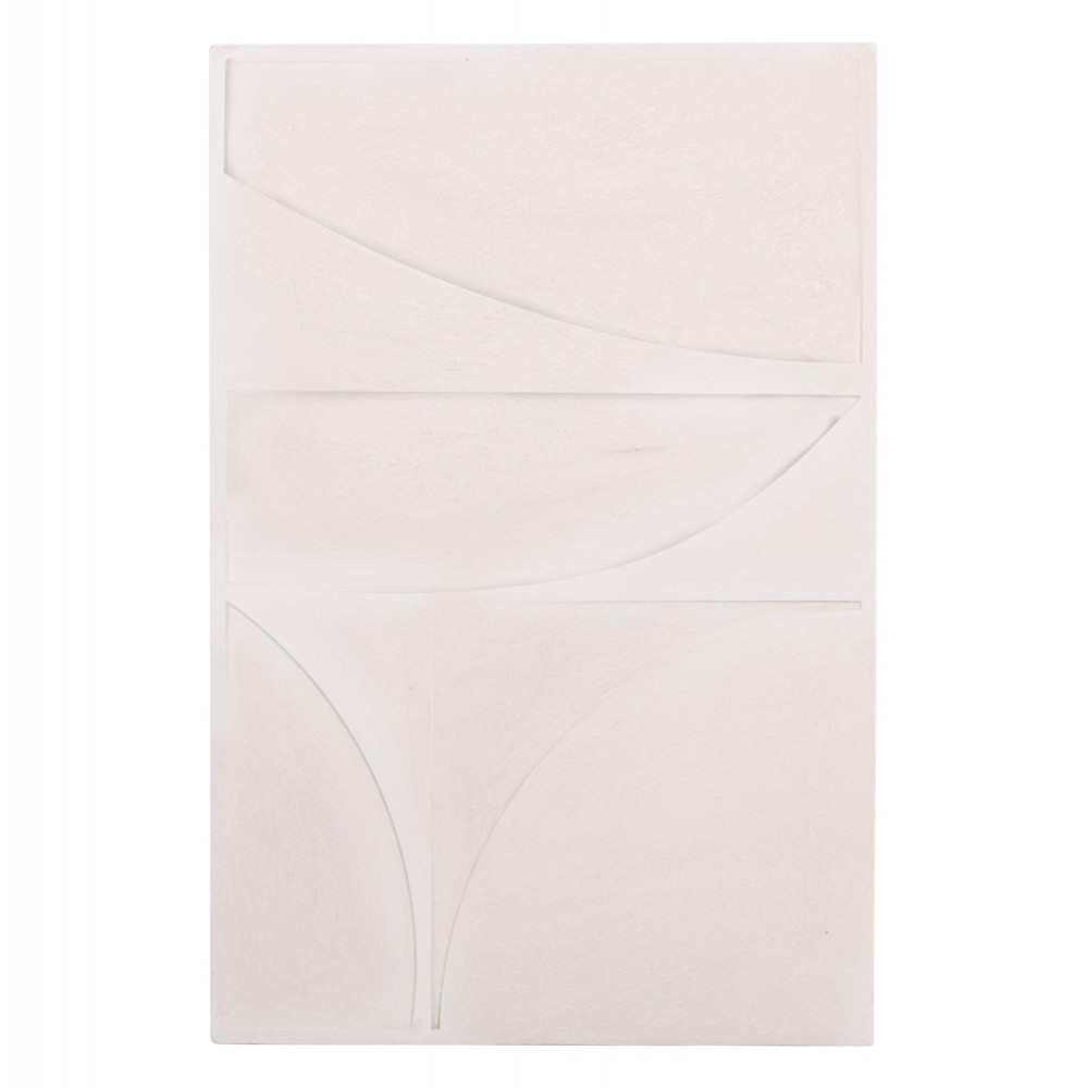 Πίνακας "SANTORINI" από mdf σε χρώμα υπόλευκο 80x4x120