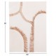 Πίνακας "SANTORINI" από mdf/ακρυλικό grass σε χρώμα υπόλευκο/μπεζ 60x4.5x80
