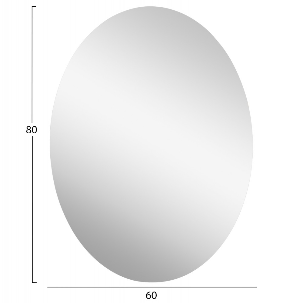 Καθρέπτης τοίχου "CANE" χωρίς πλαίσιο 60x80
