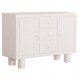 Μπουφές "SANTORINI" από mdf σε χρώμα υπόλευκο 120x38x80