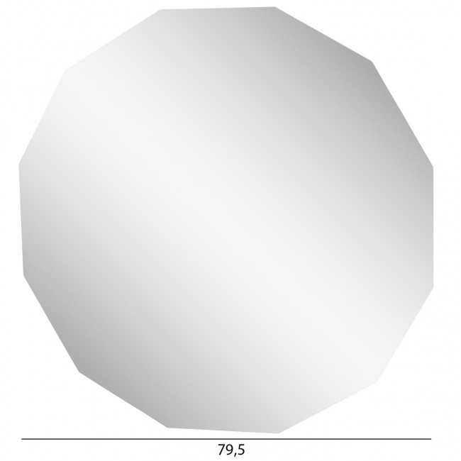 Καθρέπτης τοίχου "CANE" χωρίς πλαίσιο Φ79.5