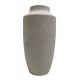 Επιτραπέζιο διακοσμητικό βάζο "GALAD" κεραμικό σε χρώμα εκρού Φ16x32