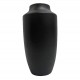 Επιτραπέζιο διακοσμητικό βάζο "GALAD" κεραμικό σε χρώμα μαύρο ματ Φ16x32