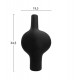 Επιτραπέζιο διακοσμητικό "ARKEN" κεραμικό σε χρώμα μαύρο ματ 19.5x8x34.5