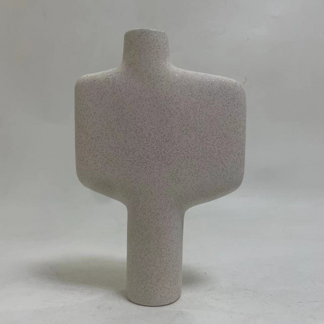 Επιτραπέζιο διακοσμητικό "ARKEN" κεραμικό σε χρώμα υπόλευκο 22x8x34.5