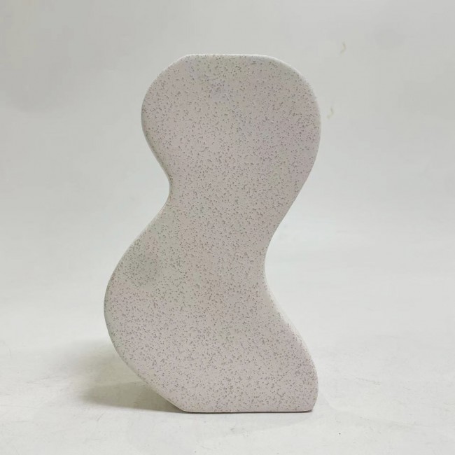 Επιτραπέζιο διακοσμητικό "SEBOR" κεραμικό σε χρώμα εκρού 13.5x6x21.5