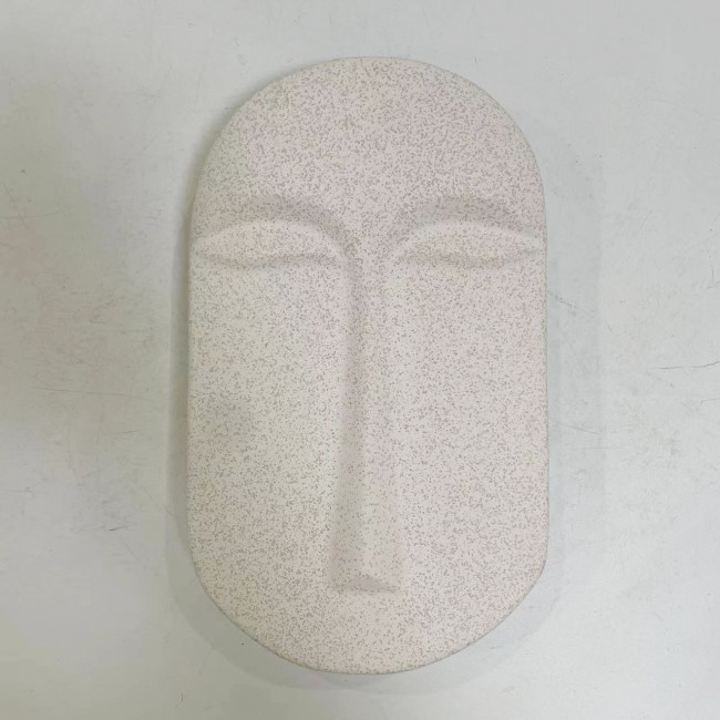 Επιτραπέζιο διακοσμητικό "HUMANS" κεραμικό σε χρώμα εκρού 16.5x6x28.5