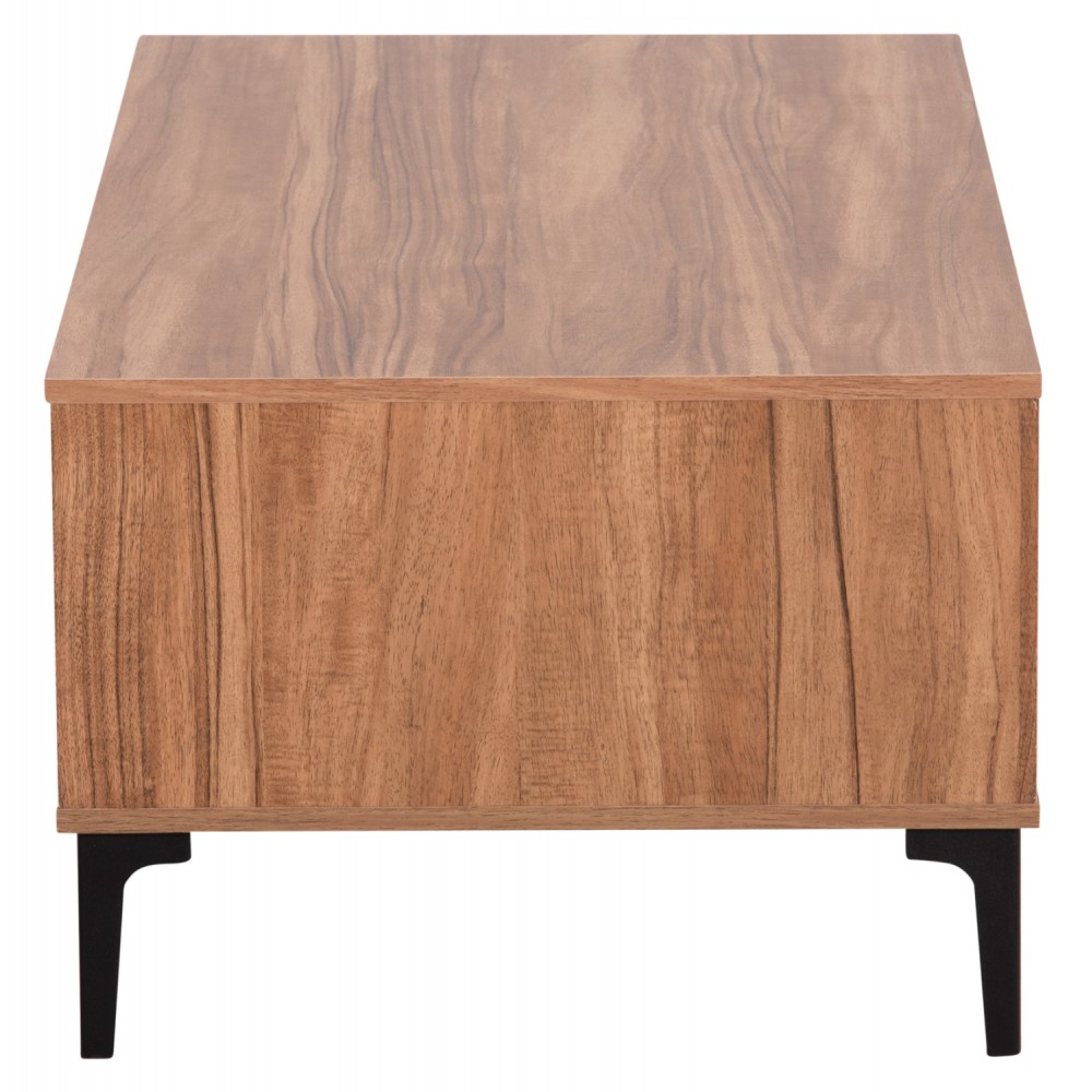 Τραπέζι σαλονιού "HARRY" σε χρώμα φυσικό/μαύρο 110x60x43.5