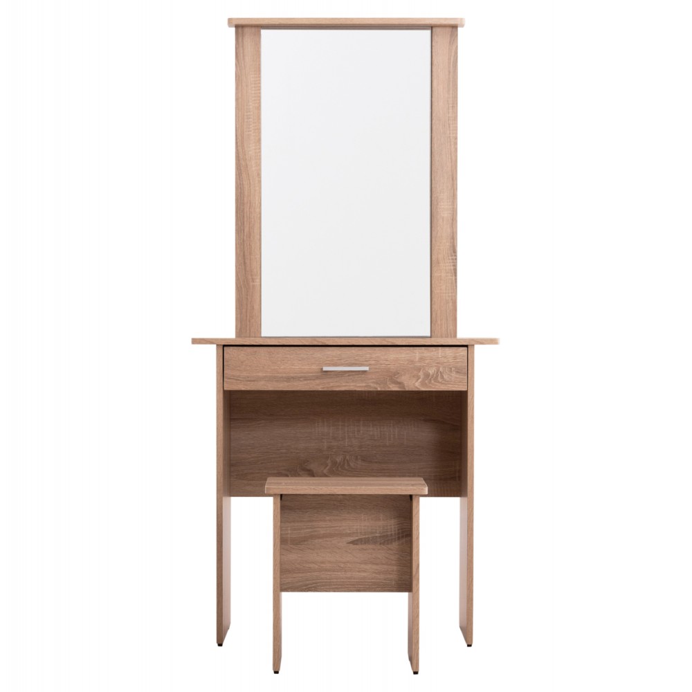 Τουαλέτα "CRYSTEL" σε χρώμα σονόμα οακ 74x39x155