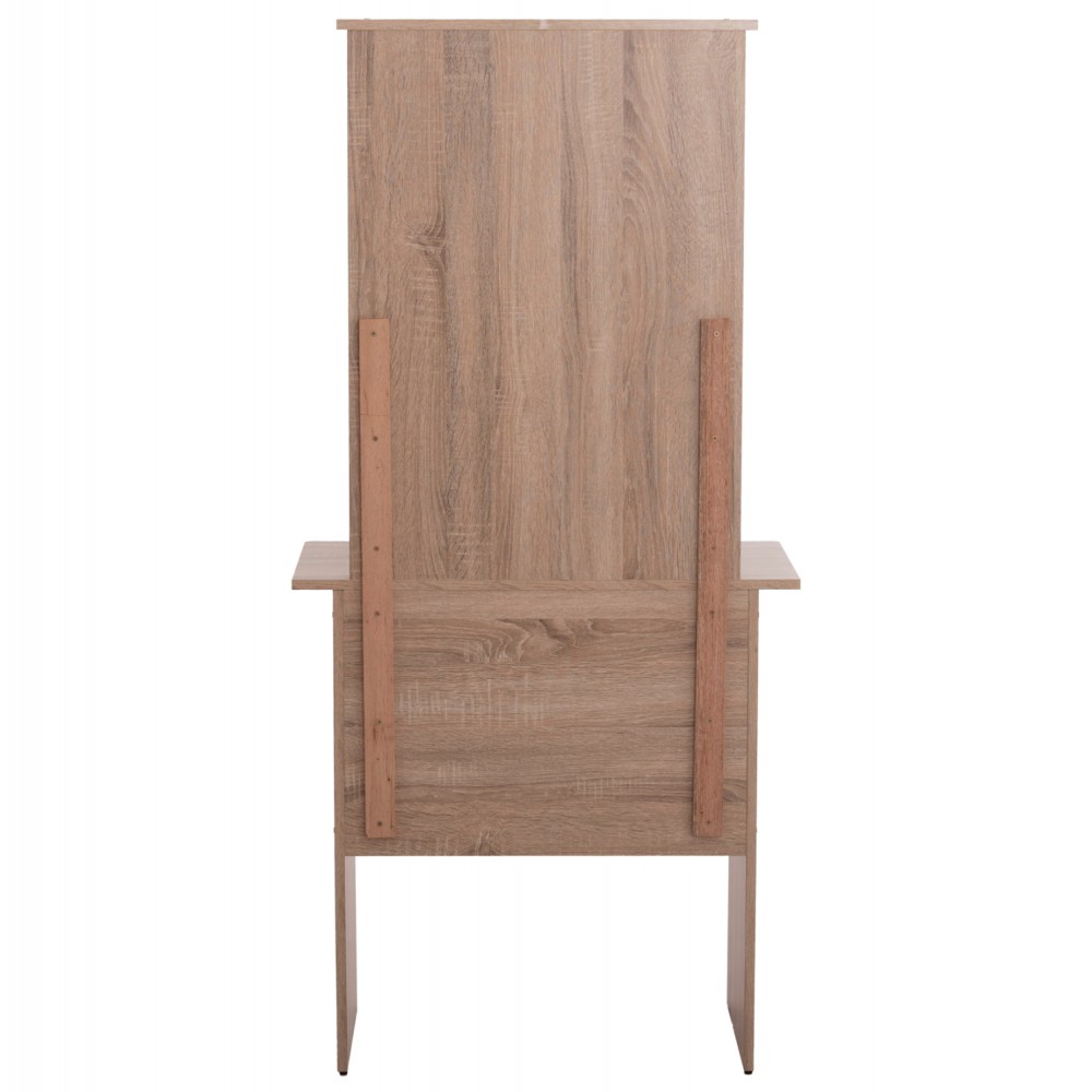 Τουαλέτα "CRYSTEL" σε χρώμα σονόμα οακ 74x39x155